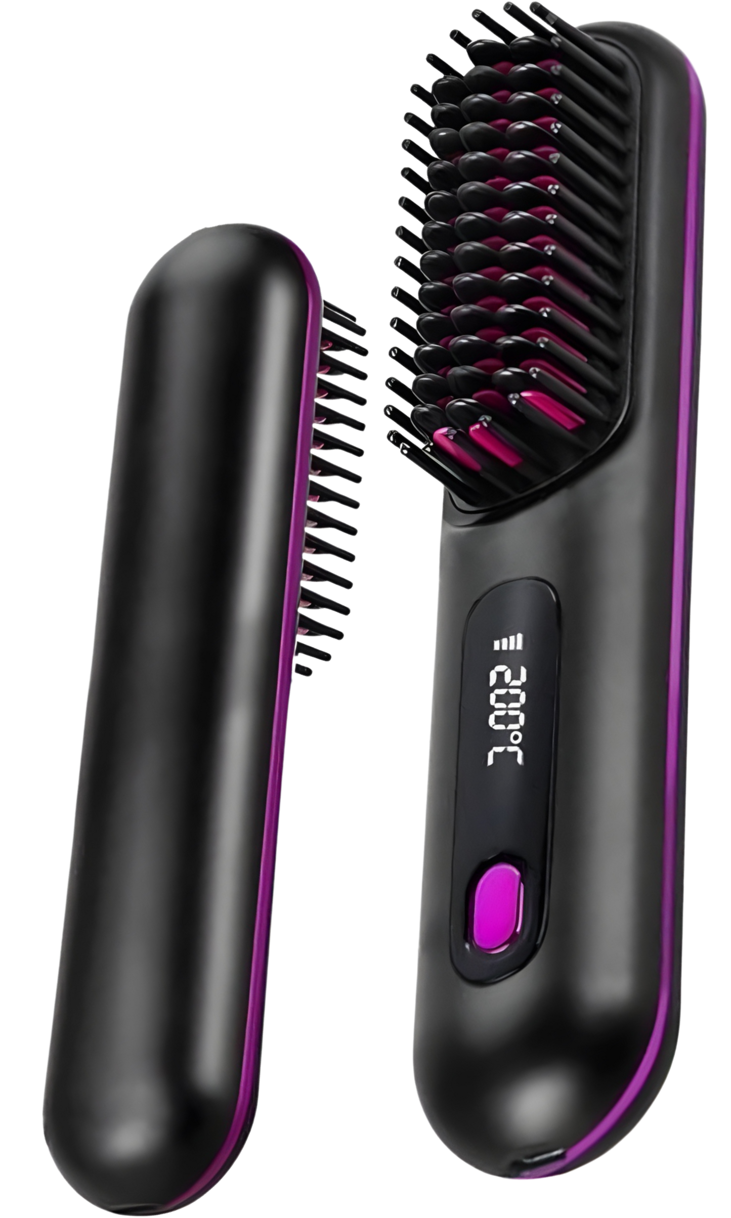 Cordless 2-in-1 Hair Straightening Brush